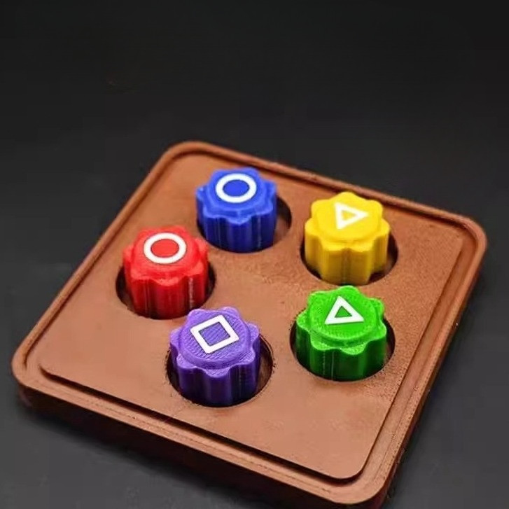 ⚡จัดส่งรวดเร็ว⚡ Squid Game 2 Gonggi Stones เกมเกาหลีจับหินแบบดั้งเดิม 3D พิมพ์ ของเล่นเกมปลาหมึก ของ