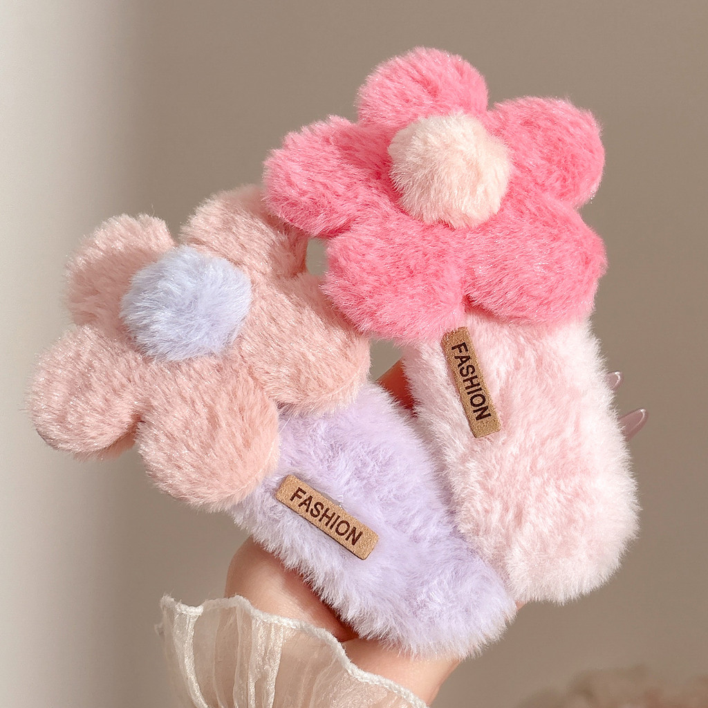 กิ๊บติดผมสำหรับเด็กผู้หญิง แบบสวมศีรษะ ขนาดใหญ่ เหมาะสำหรับฤดูหนาว - รูปที่ 3