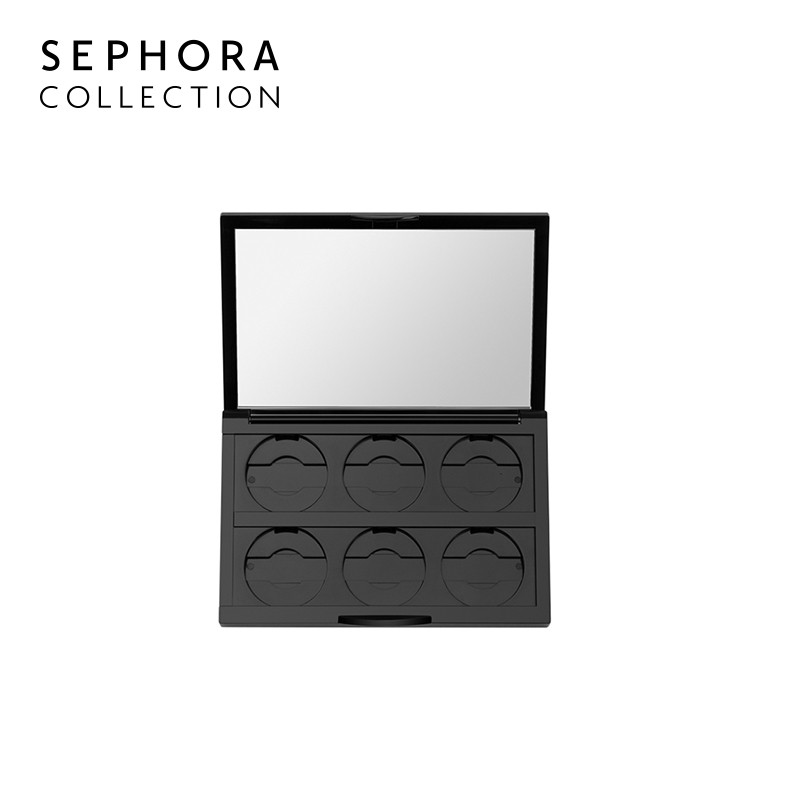 Sephora/Sephora Eyeshadow Box Monochrome Eyeshadow Storage Box Free Assembly Box เครื่องมือเสริมความ