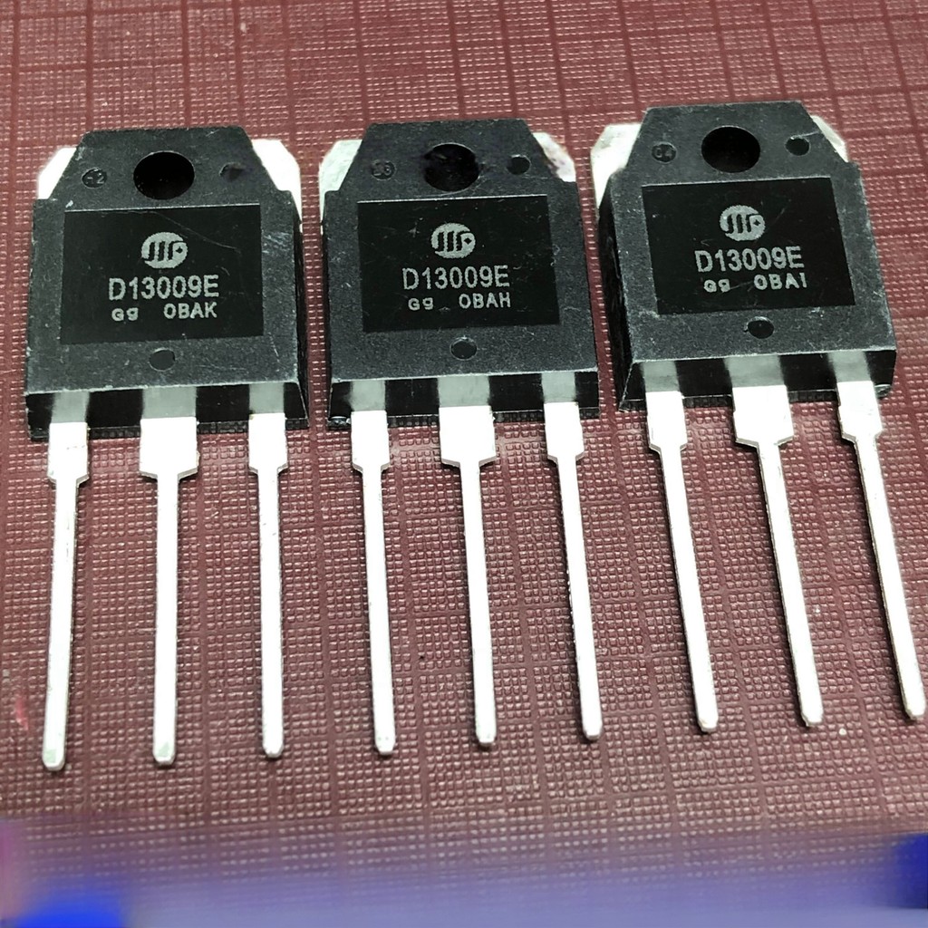 ((1 ชิ้น) ชิ้นส่วนอิเล็กทรอนิกส์ D13009E Switching Power Triode TO-3P D13009E คลังสินค้าพร้อม