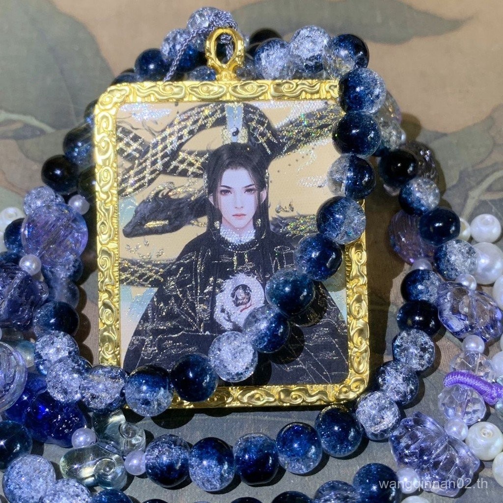 Chang Python Home Portrait Small Thangka จี้แบบพกพามือวาด Gawu กล่องประณีตสร้อยคอจี้แผ่นสี่เหลี่ยม