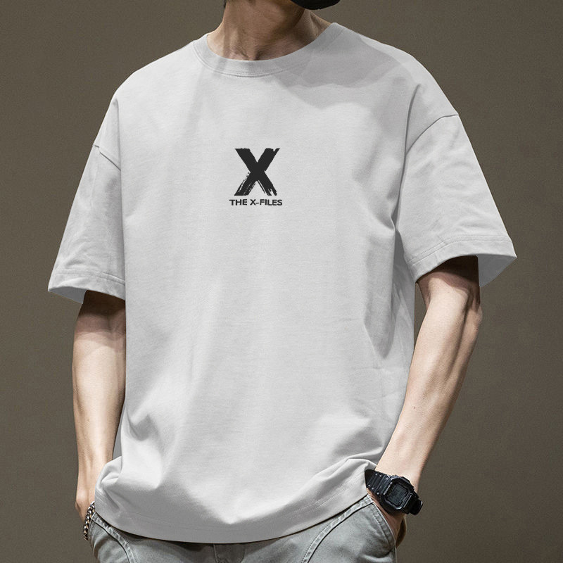 202523อินเทรนด์ใหม่ 2025 All-Match ผ้าฝ้ายแท้ฤดูร้อนเสื้อยืดชาย Street สวมใส่ผู้ชายแขนสั้น insnew เส