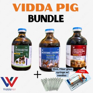 Vidda Pig Bundle All in One Care Pack Davicom Plus Daviron Forte Davermec TPX Tool