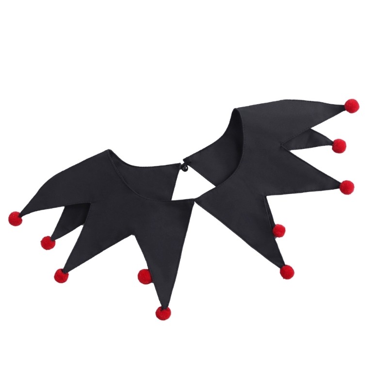 SPT* Christmas Clown เครื่องแต่งกายคอที่ถอดออกได้ Jester Neckpiece สําหรับค็อกเทล