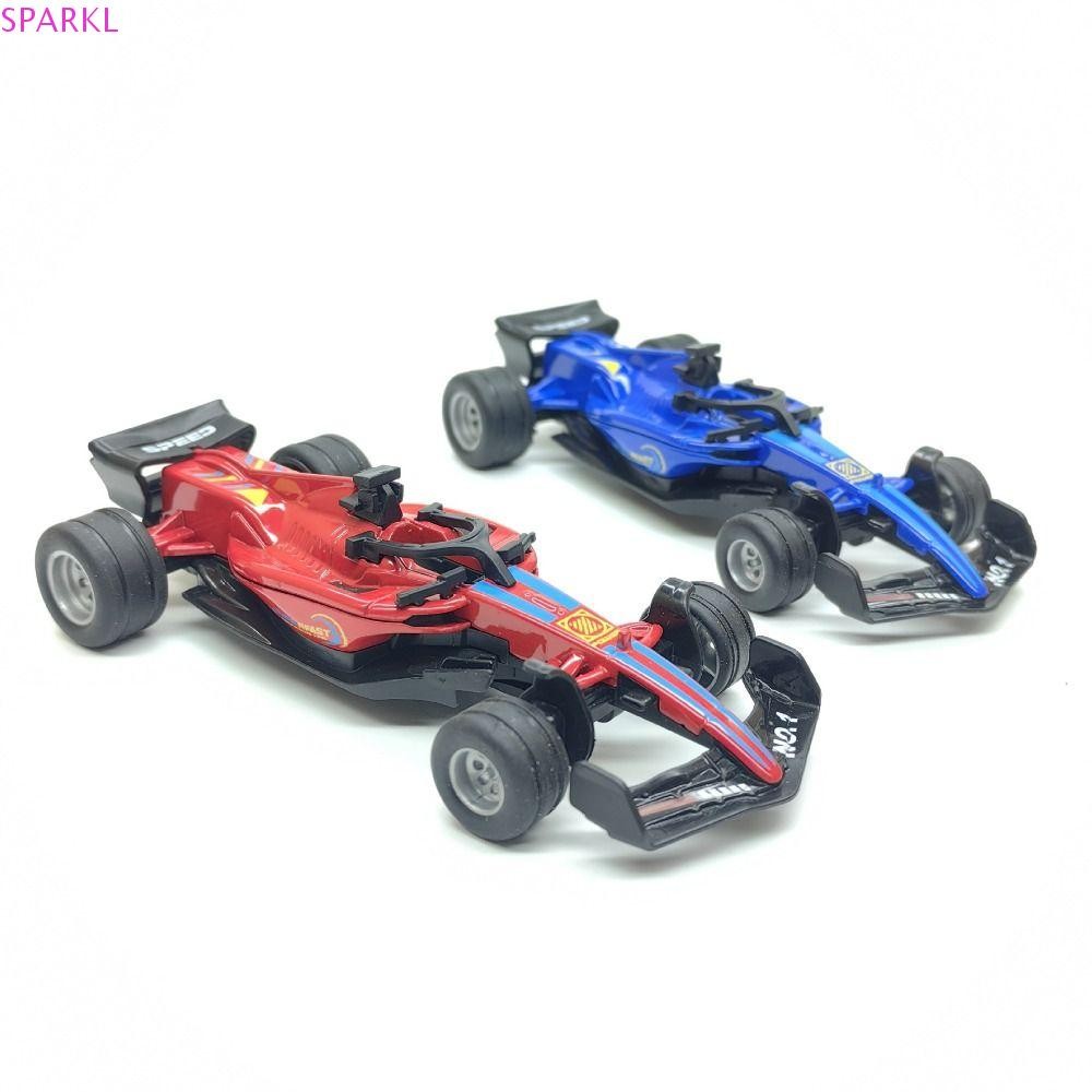 SPARKLENOVA F1 Race Car Model Toy, 1:36 Track Edition F1 Race Car Toys, Car Play Toy Slick Rubber Al