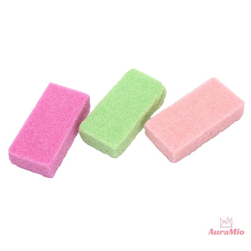 [AuraMio] Pumice Sponge Stone Exfoliate Foot Care ลบ Hard Dead Skin Feet Rasp ใหม่