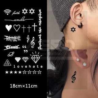 สติ๊กเกอร์รอยสักชั่วคราวขนาด 18ซม x 11ซม กันน้ำ ติดทนนานถึง …