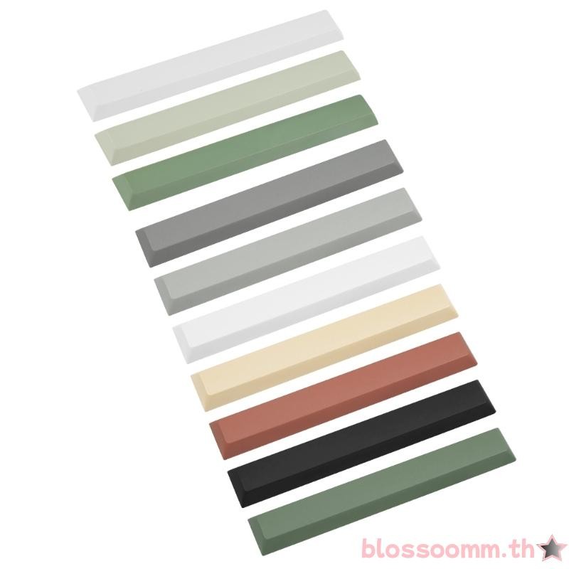 BLOSS SPACE Keycap PBT 6 25u 6 25x 7u Keycap ห้าด้าน Dye Spacebar Keycap ทนทาน