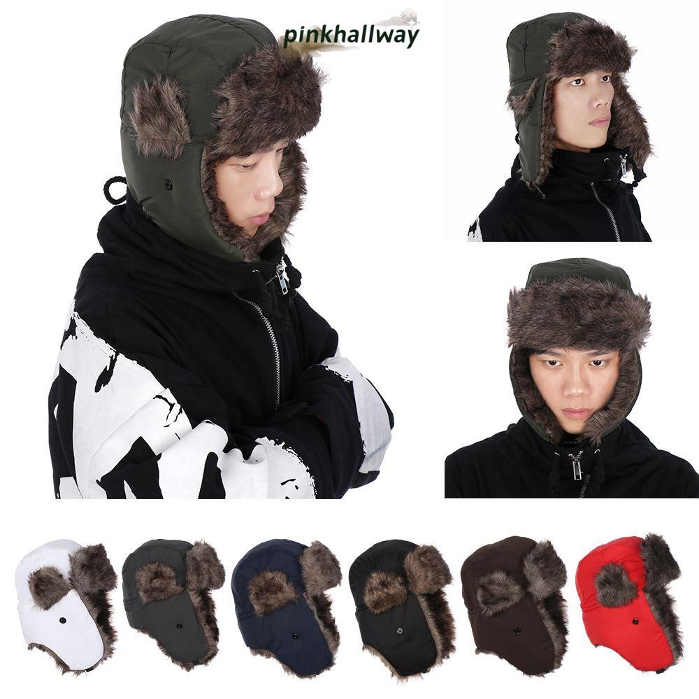 PINKHALLWAY Winter Cap Ski Aviator Hat with
