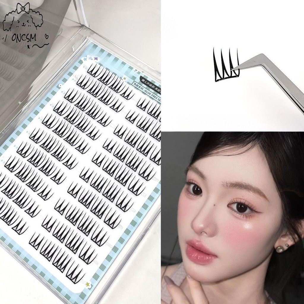 ขนตาปลอมทรง U แบบกล่องนุ่ม 10/30 แถว สไตล์เกิร์ลกรุ๊ปเกาหลีแบบไร้กาว 3.0 - รูปที่ 2