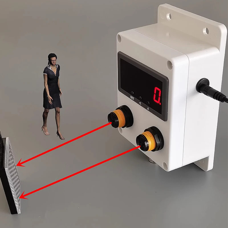 คุณภาพสูง CHEETIE CP139 LED การระบุอัตโนมัติรายการ Exit People Digital Counter Vistor Flow Counter S