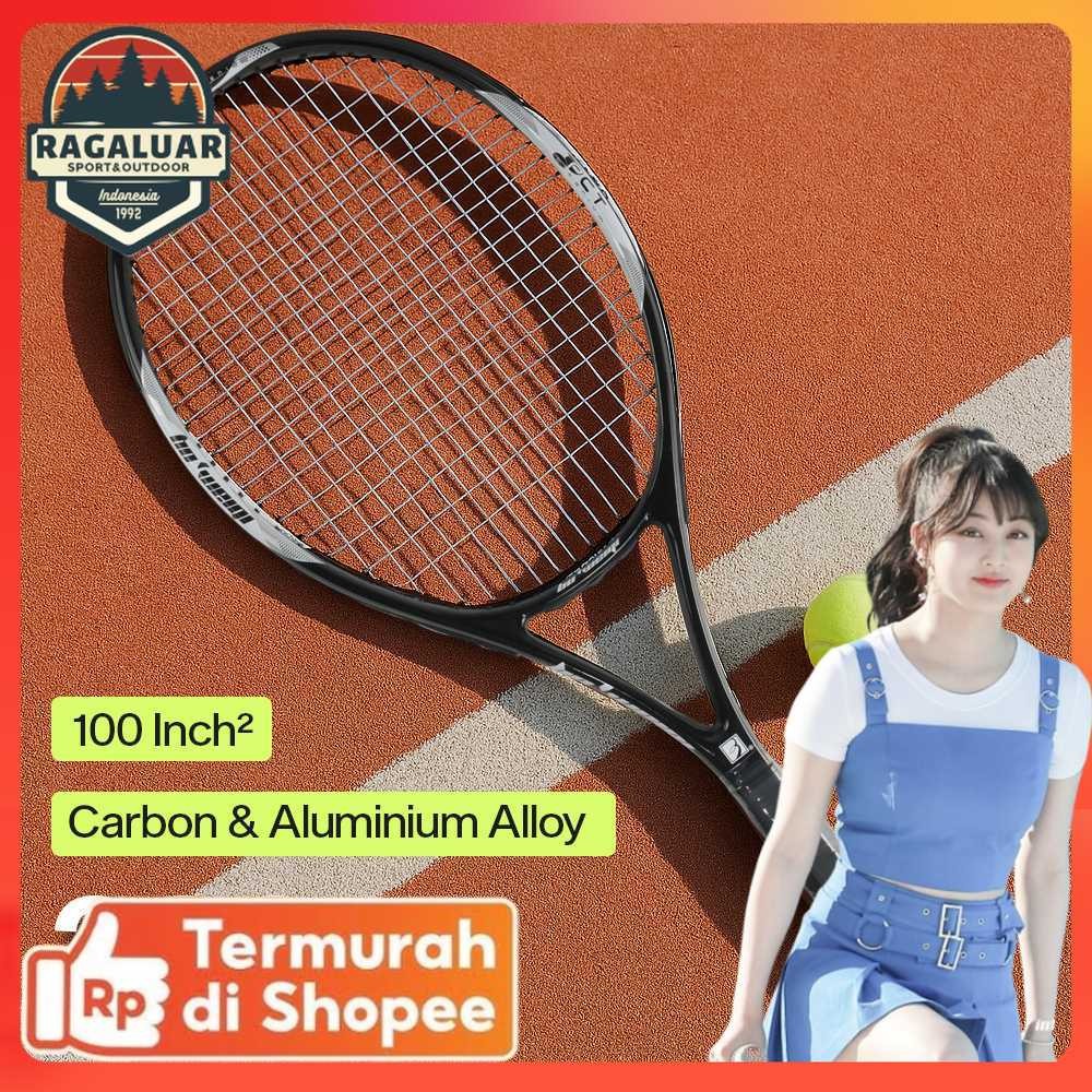 BO WEIQ ไม้เทนนิสอลูมิเนียมอัลลอยด์คาร์บอน 100sq 16x20 280g - B-280