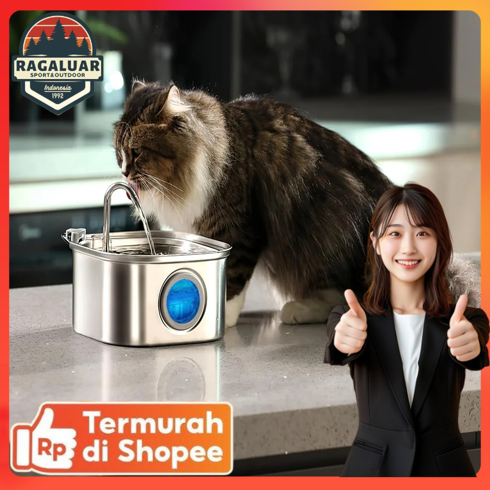 ZYfeeder น้ําพุตู้น้ําสําหรับสัตว์เลี้ยงสําหรับแมวและสุนัข 3.2L - ZY320