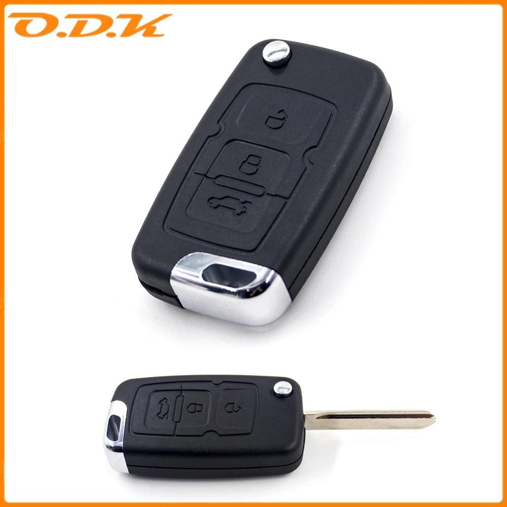 3 ปุ่มรถระยะไกลพับ Key Fob สําหรับ Geely Emgrand 7 EC7 EC715 EC718 Geely Emgrand 7-RV EC7-RV EC715-R