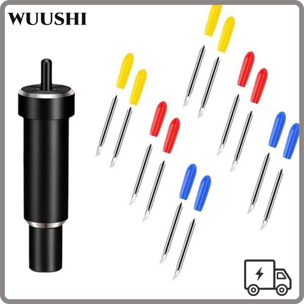 WUSHI ใบมีดพล็อตเตอร์, โลหะเรียบใบมีดตัดลึก, เปลี่ยนใบมีด 30 45 60 องศาสําหรับ Cricut Explore 3/Air 