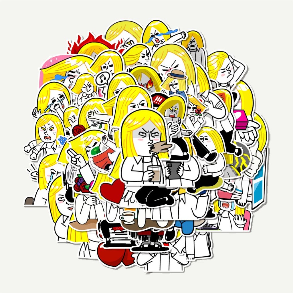 สติ๊กเกอร์แพ็ค QTY สติ๊กเกอร์ - การ์ตูน James Line Friends | สติ๊กเกอร์ TUMBLR | สติ๊กเกอร์แล็ปท็อปส