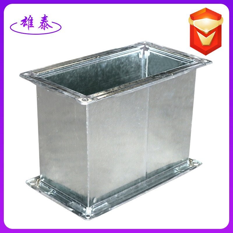 ท่อไอเสียท่อกําจัดฝุ่นไอเสียรูปร่างผิดปกติรูปสี่เหลี่ยมผืนผ้า Co-Plate Fire ท่อไอเสียท่อสแตนเลสหน้าแ