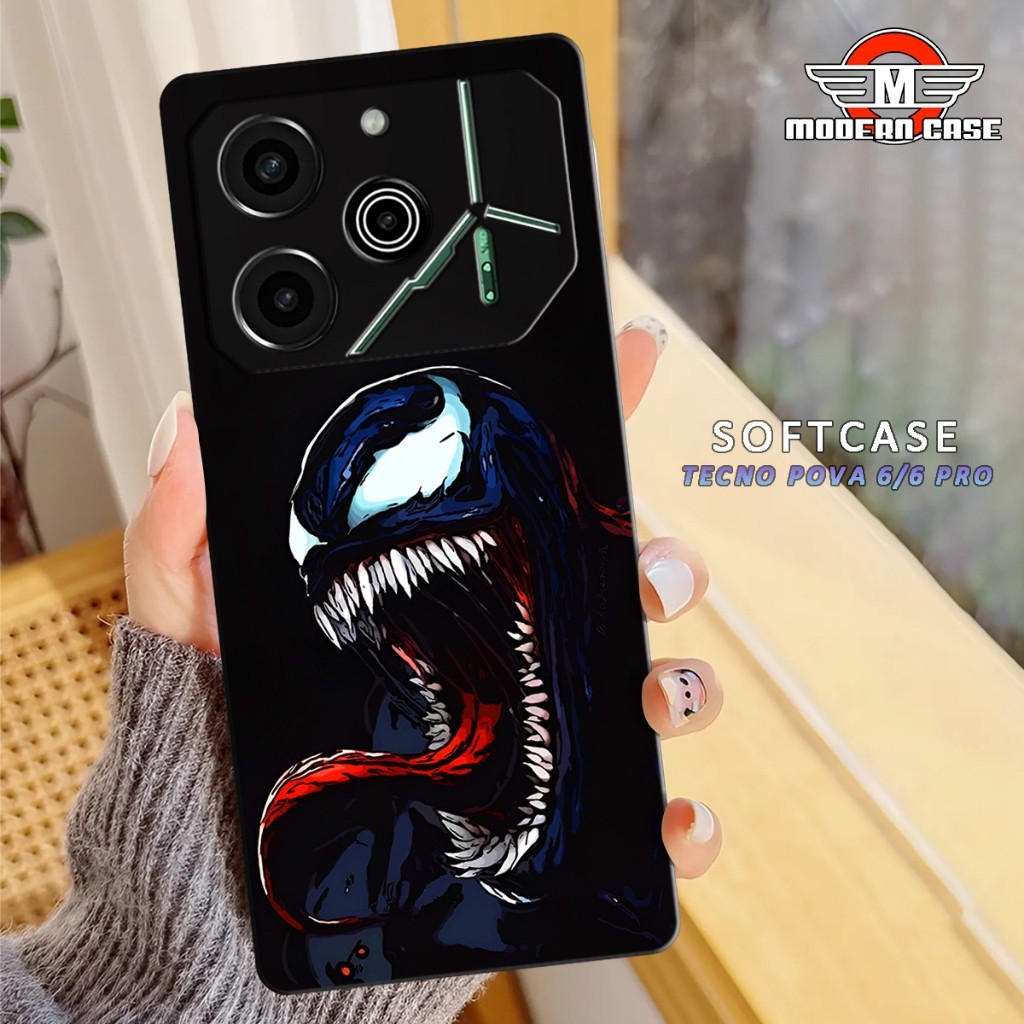 Modern - Softcase Silicone TECNO POVA 6 / POVA 6 PRO New Protect Phone - Case Hp - Casing Hp - Case 