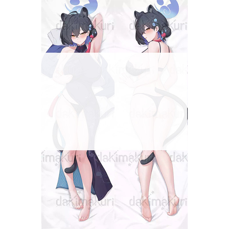 ปลอกหมอน Dakimakura สำหรับ Blue Archive อานิเมะ ภาพพิมพ์สองด้านของตัวละคร Urushibara Kaguya