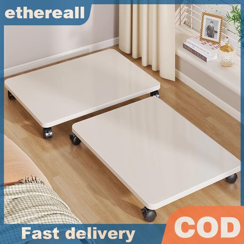 ETH กล่องเก็บมือถือ Rolling Stand ถาดล้ออเนกประสงค์ Audio Rack สําหรับห้องนั่งเล่นสํานักงาน Home Rack Movable Plant Stand TH