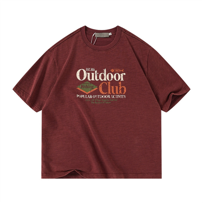 2025 NEW 2025 Men's T-Shirt Round Neck Drop Shoulder Print new23 0AZU