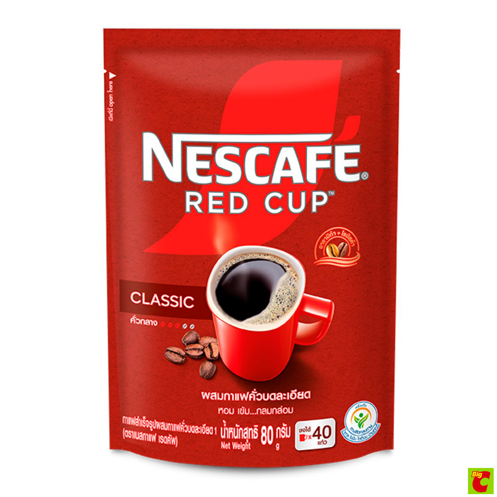 เนสกาแฟ เรดคัพ กาแฟสำเร็จรูป ชนิดถุง 80 ก.