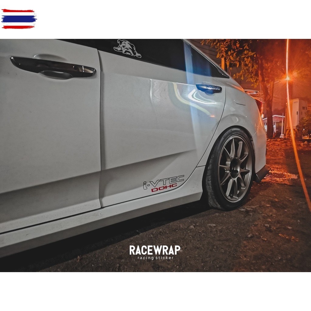 สติกเกอร์ ivtec doch ติด civic และเครื่องแคมคู่อื่นๆ สติกเกอร์civic สติกเกอร์ ivtec