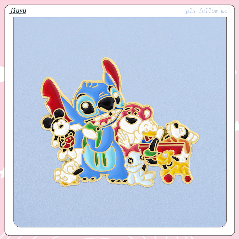 เข็มกลัดแอคชั่นอะนิเมะลายตัวเลข สำหรับตกแต่งกระเป๋าโลหะ