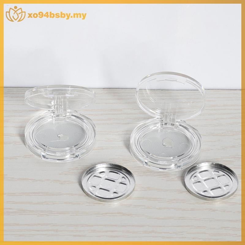 Xo94bsby 2.5g Empty Single Slot Eyeshadow Palette Blush กล่องเครื่องสําอางแบบพกพาแต่งหน้าคอนเทนเนอร์