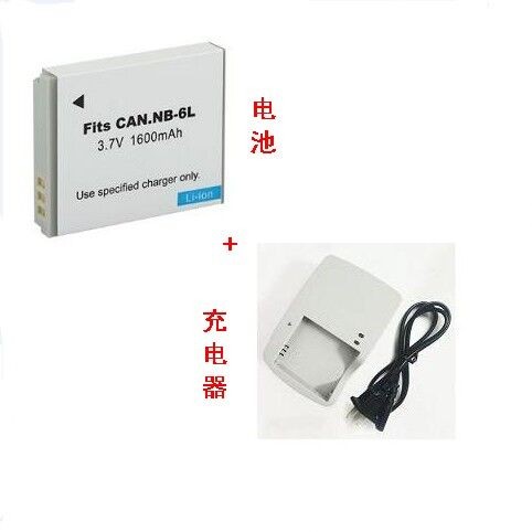 เหมาะสําหรับ Canon IXUS105 210 SX240 NB-6LH NB-6L แบตเตอรี่กล้อง + ชุดเครื่องชาร์จ