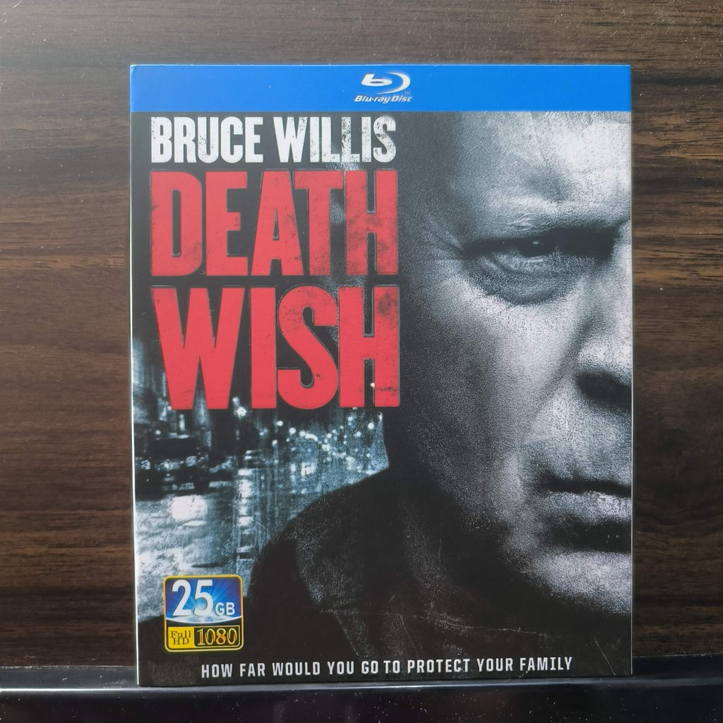 แผ่นบลูเรย์ ฟิล์มอเมริกัน Death Wish 1974 EN ZH ยี่ห้อใหม่ชนิดบรรจุกล่อง 25GB BD A374