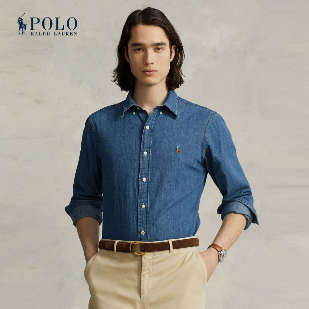 Polo Ralph Lauren SHIRT เสื้อเชิ้ต รุ่น MNPOWOV16820449 สี 410 NAVY-410