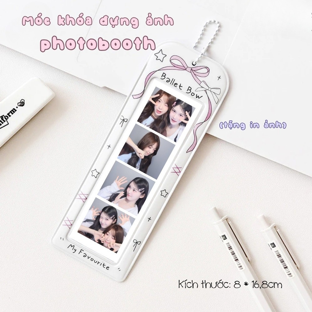 กรอบรูป PVC photobooth KEYCHAIN (PRINT PHOTO INCLUDED)