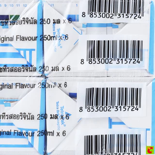 ดีน่า นมถั่วเหลือง ยูเอชทีรสออริจินัล 250 มล. X 6 ชิ้น