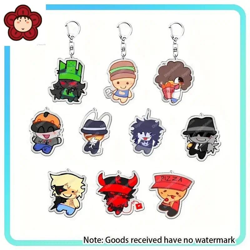 อะคริลิค Forsaken พวงกุญแจร้อนเกม Guest 1337 Noob Sedletsky John Doe c00lkid Elliot การ์ตูน KeyRing