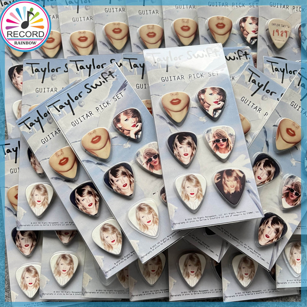 Taylor Swift Guitar Pick Set Taylor Swift Merch OTPH ใหม่ล่าสุด