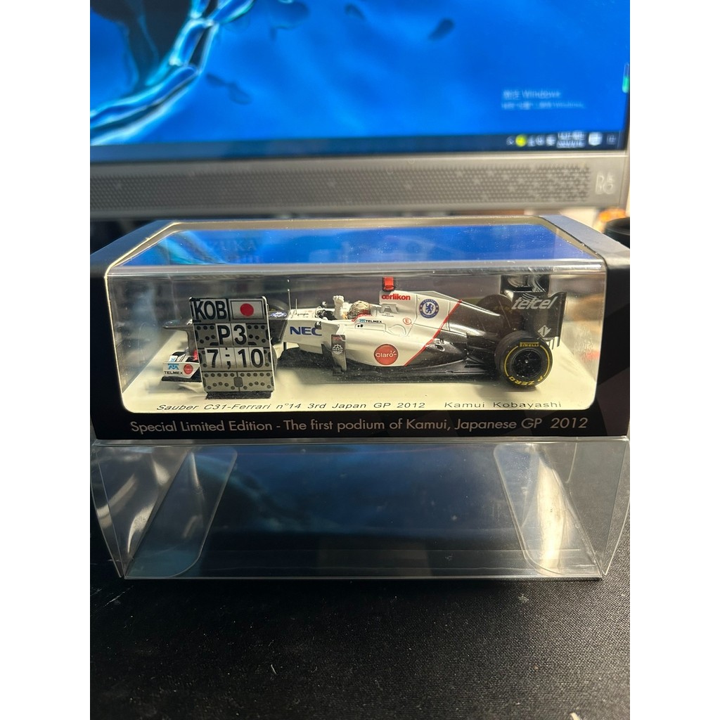 Spark 1/43 Sober SAUBER C31 Kobayashi Kemengwei 2012 Saiji Japan Station Third Place, Suzuka Legenda