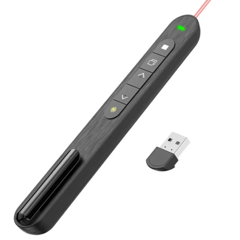 Wireless Page Turner Presenter Page Change Pen Pointer การนําเสนอ Powerpoint Clicker USB PowerPoint