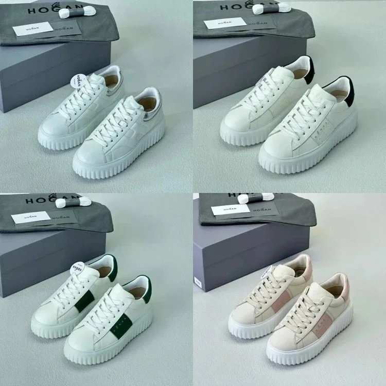 [Hoga Hoga] รองเท้ากีฬารุ่นใหม่ สไตล์เรโทร รองเท้าผ้าใบสีขาว เพิ่มความสูง สำหรับผู้ชายและผู้หญิง H-S