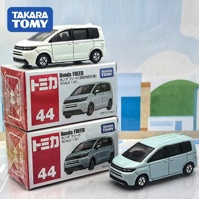 Takara Tomy Tomica เบอร์ 44 Honda Freed Mini Car Toy Alloy Car Diecast Model Replica Series เด็กของข