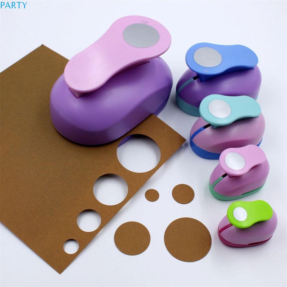 PARTY Circle Punch 9/16/25 มม.DIY Craft ลายนูน Punches ของเล่นเด็กสําหรับ Paper Punches Maker