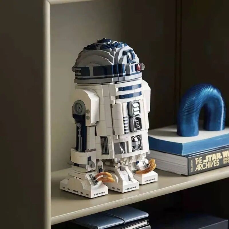 เข้ากันได้กับ Lego Star Wars R2-D2 หุ่นยนต์ 75308 ผู้ใหญ่ความยากสูงประกอบอาคารบล็อกของเล่นรุ่นเข้ากั