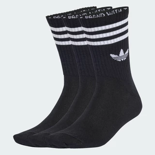 adidas Lifestyle 3-Stripes Crew Socks 3 Pairs Unisex Black JV7402
