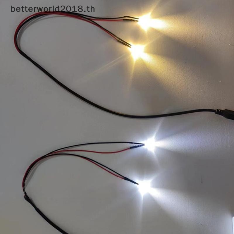 [bet] 1 ชิ้น 2/4/6 ลูกปัด LED พร้อมพอร์ต USB 5V Miniature Super Bright โคมไฟ DIY ทําสําหรับ Diorama 