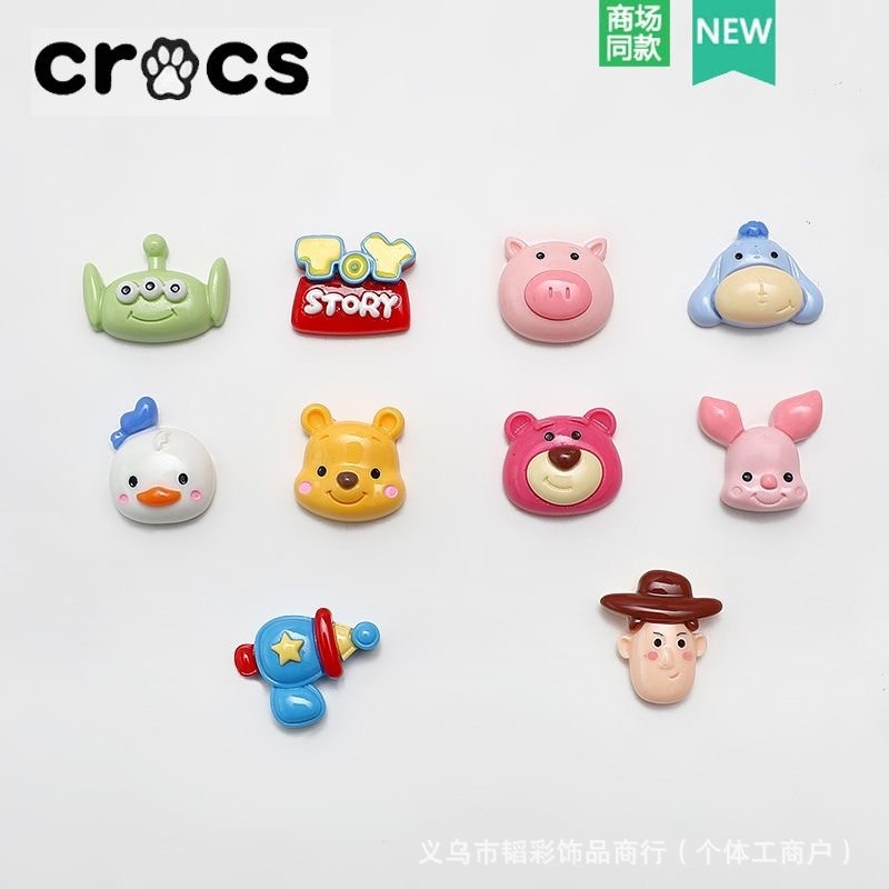 jibbitz crocs jibbitz crocs ของแทั ✣เหมาะสําหรับรองเท้าหลุมสไตล์ใหม่น่ารักอุปกรณ์เสริมรองเท้าทําเองอ