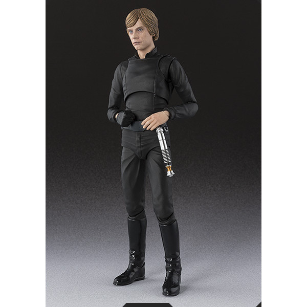 พร้อมสต็อก * Star Wars SHF Skywalker Luke Anakin Jedi Knight เสื้อผ้าสีดําเคลื่อนย้ายได้ ws888
