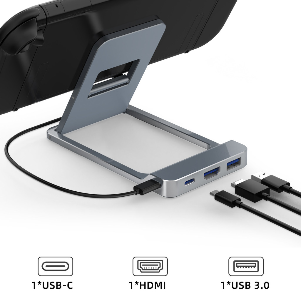 Travel Portable Holder, Switch 2 Dock Station, 4K HD Switch 2 TV Dock, with Switch 2/Switch/Tablet/P