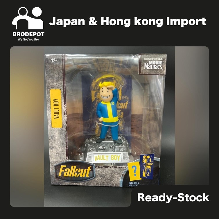 [Ready stock] McFarlane MOVIE MANIACS 6IN POSED FALLOUT VAULT BOY VAULT BOY (SSN 2) V3