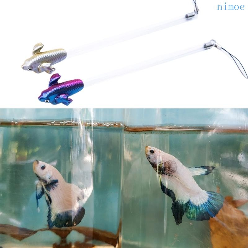 Nio 3D พิมพ์ Betta Fish Training Stick สําหรับปลา Active Health Betta Training Wand สําหรับปลาหมั้นก