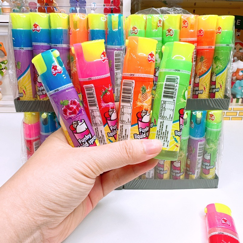 สเปรย์ลิควิดฟังกี้น้ำหวานผลไม้ 4 รส <1 เเพค 30 ชิ้น>